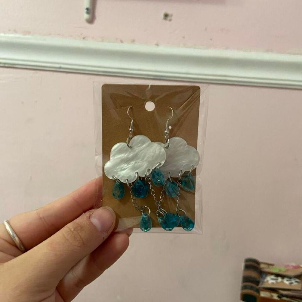 Women's Blue and White Jewelry